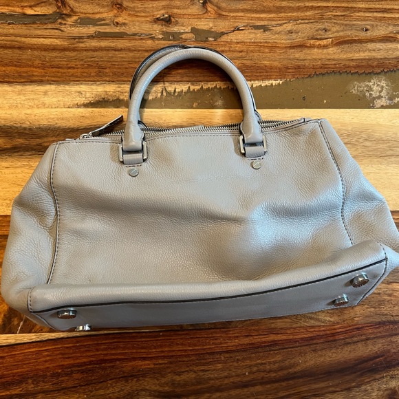 Michael Kors Grey handbag. 12 inches wide by 9 inches tall. - Picture 4 of 7